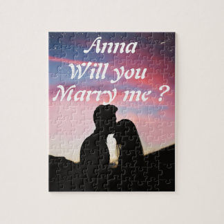 Wil je met me trouwen? legpuzzel