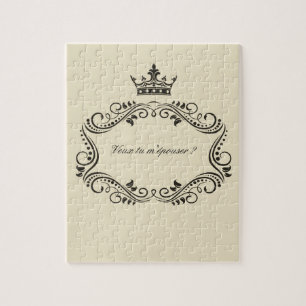 Wil je met me trouwen? legpuzzel