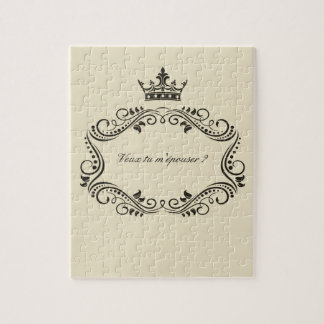 Wil je met me trouwen? legpuzzel