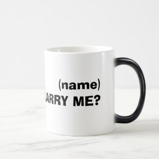 Wil je met me trouwen? magische mok