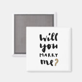 Wil je met me trouwen magneet (Voorkant / Achterkant)
