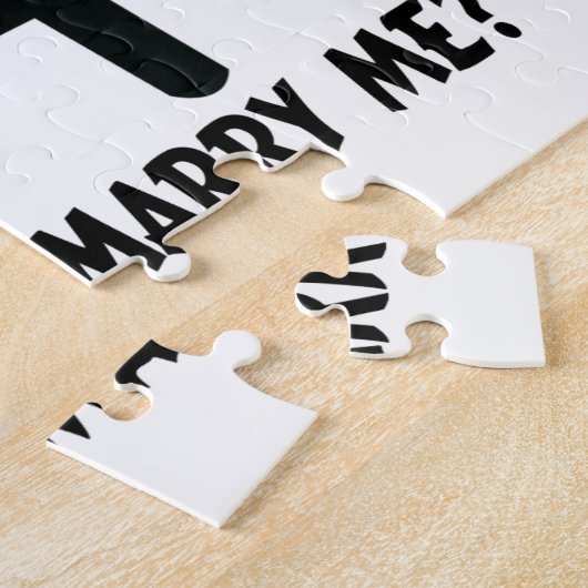 Wil je met me trouwen, Man en vrouw? Legpuzzel (Zijkant)