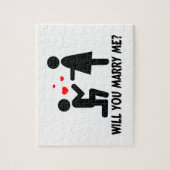 Wil je met me trouwen, Man en vrouw? Legpuzzel (Verticaal)