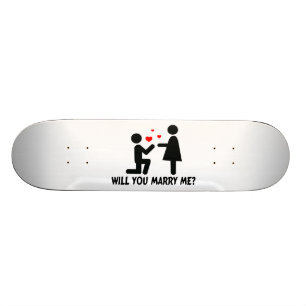 Wil je met me trouwen, Man en vrouw? Persoonlijk Skateboard