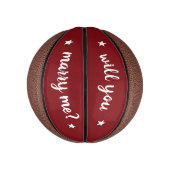 Wil je met me trouwen met basketbal van dalDesignN (Verticaal)