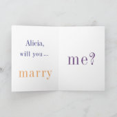 Wil je met me trouwen met een gepersonaliseerd mod kaart (Binnen)