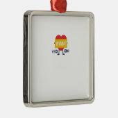 Wil je met me trouwen? metalen ornament (Rechts)