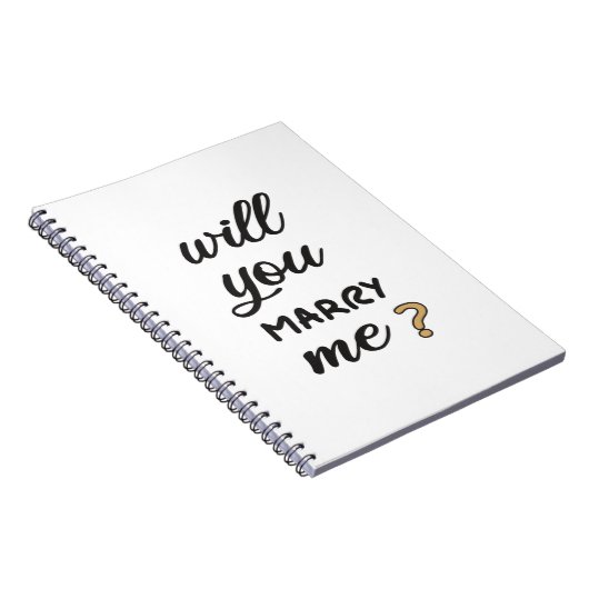 Wil je met me trouwen? notitieboek (Rechterzijde)