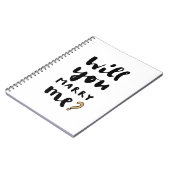 Wil je met me trouwen? notitieboek (Linkerzijde)