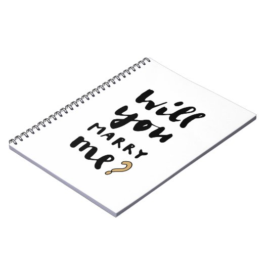 Wil je met me trouwen? notitieboek (Linkerzijde)