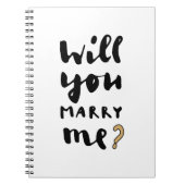 Wil je met me trouwen? notitieboek (Voorkant)