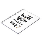 Wil je met me trouwen? notitieboek (Linkerzijde)