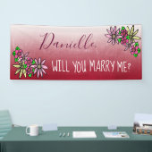 Wil je met me trouwen, Ombre Spandoek (Beurs)