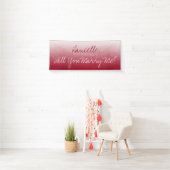 Wil je met me trouwen, Ombre Spandoek (Insitu)