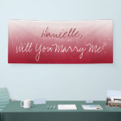 Wil je met me trouwen, Ombre Spandoek (Beurs)