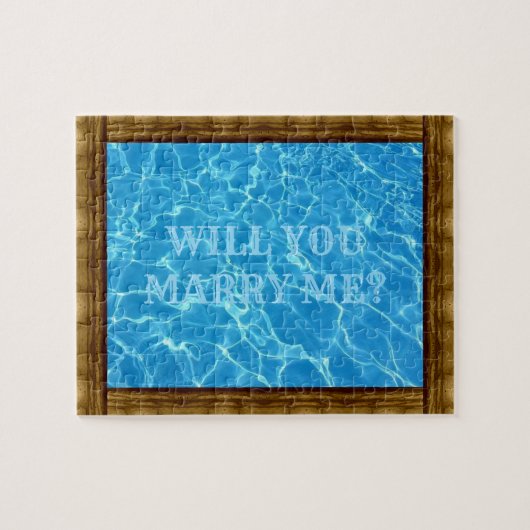 Wil je met me trouwen? onmogelijk legpuzzel (Horizontaal)