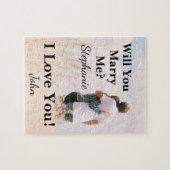 Wil je met me trouwen op een foto? legpuzzel (Horizontaal)