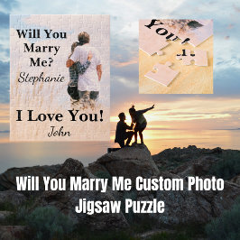 Wil je met me trouwen op een foto? legpuzzel