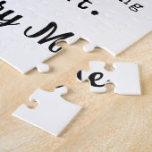Wil je met me trouwen - Pas liefdesverklaring aan Legpuzzel (Zijkant)