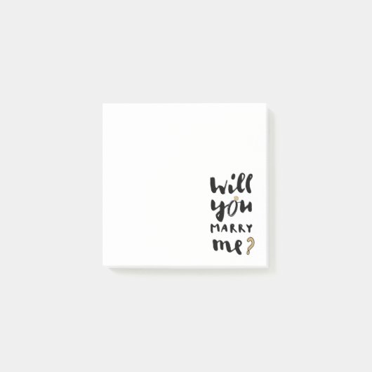 Wil je met me trouwen post-it® notes (Voorkant)