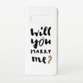Wil je met me trouwen? samsung galaxy hoesje (Achterkant)