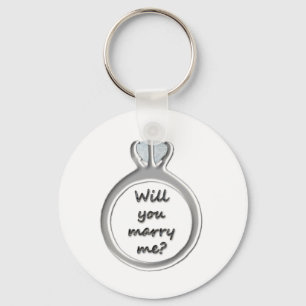 Wil je met me trouwen? sleutelhanger