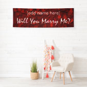 Wil je met me trouwen? spandoek (Insitu)