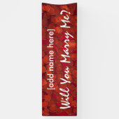 Wil je met me trouwen? spandoek (Verticaal)