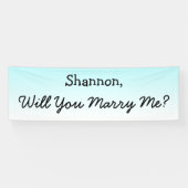 Wil je met me trouwen? spandoek (Horizontaal)