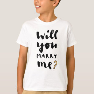 Wil je met me trouwen? t-shirt
