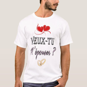 Wil je met me trouwen? t-shirt