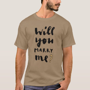 Wil je met me trouwen? t-shirt