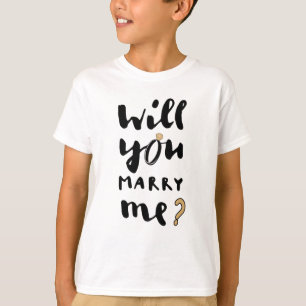 Wil je met me trouwen? t-shirt