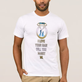 Wil je met me trouwen? t-shirt
