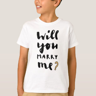 Wil je met me trouwen? t-shirt
