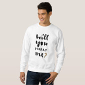 Wil je met me trouwen? trui (Voorkant volledig)