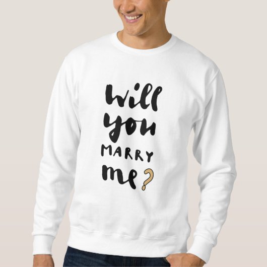 Wil je met me trouwen? trui (Voorkant)