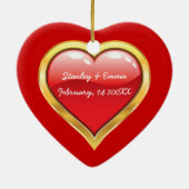 Wil je met me trouwen? Valentijnsdag Keramisch Ornament (Achterkant)