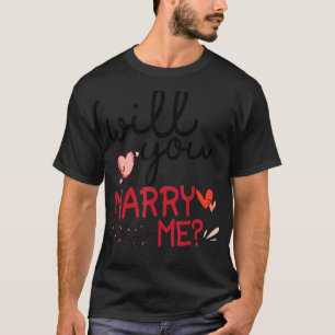 Wil je met me trouwen Verloving Bachelorette party T-shirt