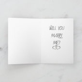 ****WIL JE MET ME TROUWEN***** VOORSTEL KAART (Binnen)