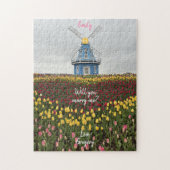 Wil je met me trouwen Windmolen Hart Puzzel (Verticaal)