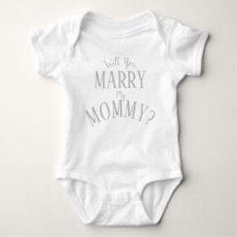 Wil je met mijn mama Baby Bodysuit trouwen?
