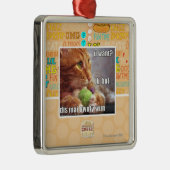 Wil je? metalen ornament (Rechts)