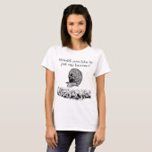 Wil je mijn bever bedekken? t-shirt (Voorkant volledig)
