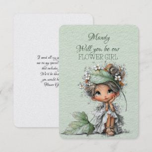 Wil je mijn bloemenmeisje zijn