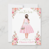 Wil je mijn bloemenmeisje zijn kaart (Voorkant)