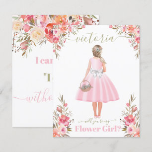 Wil je mijn bloemenmeisje zijn kaart