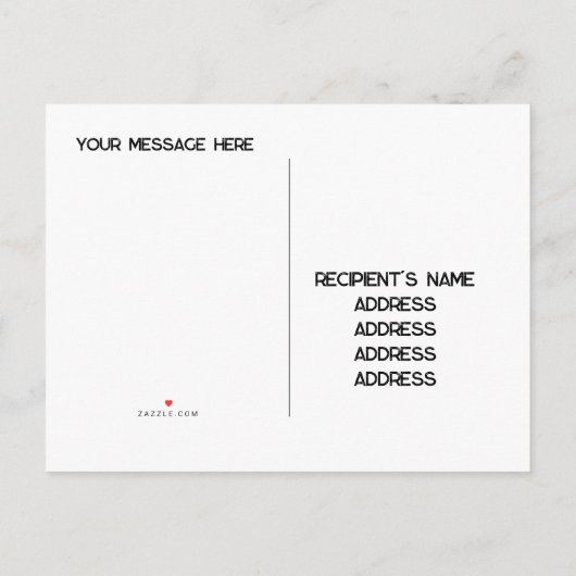 Wil je mijn bloemenmeisje zijn? Tekst aanpasbaar Uitnodiging Briefkaart (Achterkant)