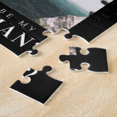 Wil je mijn Bridesman Minimalistische Foto Modern Legpuzzel (Zijkant)
