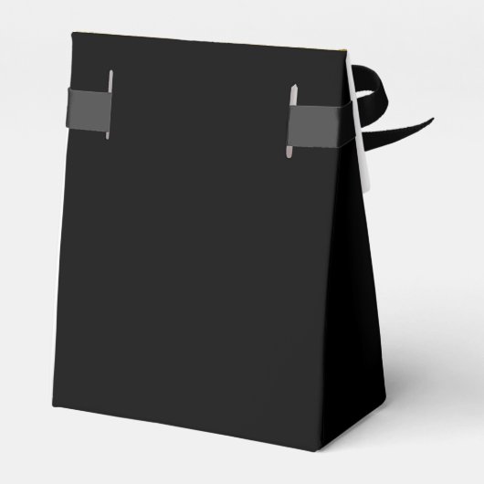 Wil je mijn bruidegom zwart goud voorstel bedankdoosjes (Achterkant)